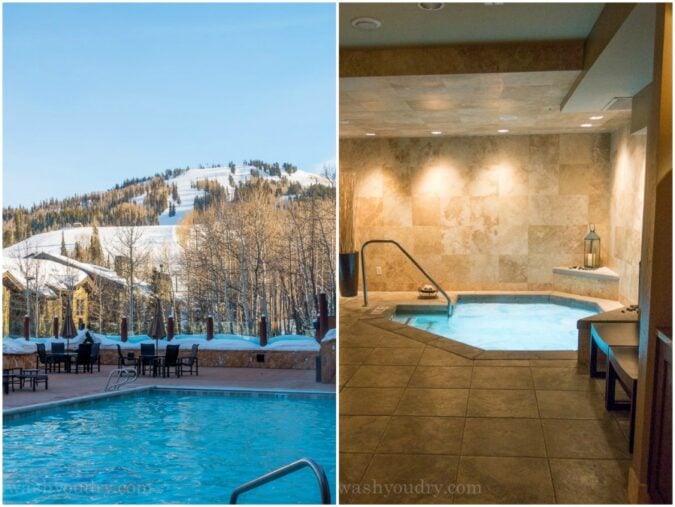 Pool and Spa facilities at Stein Eriksen Lodge in Deer Valley Resort
