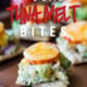 These Avocado Tuna Melt Bites are filled with flakey tuna and creamy avocado all on top of a crispy cracker and topped with melty cheese! Perfect appetizer!